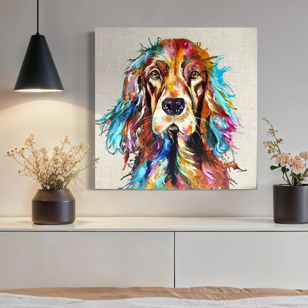 cocker spaniel by Louise Luton in ligth room setting.jpeg