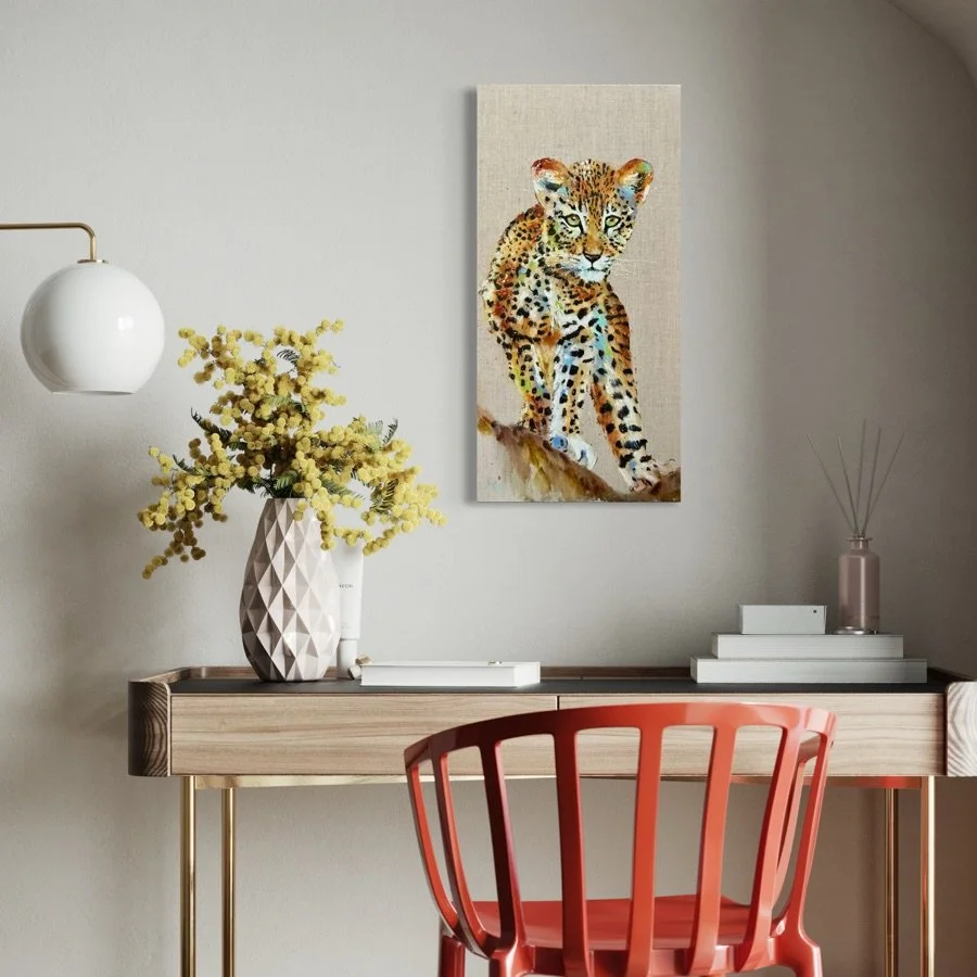 Small leopard by Louise Luton in desk setting.jpg