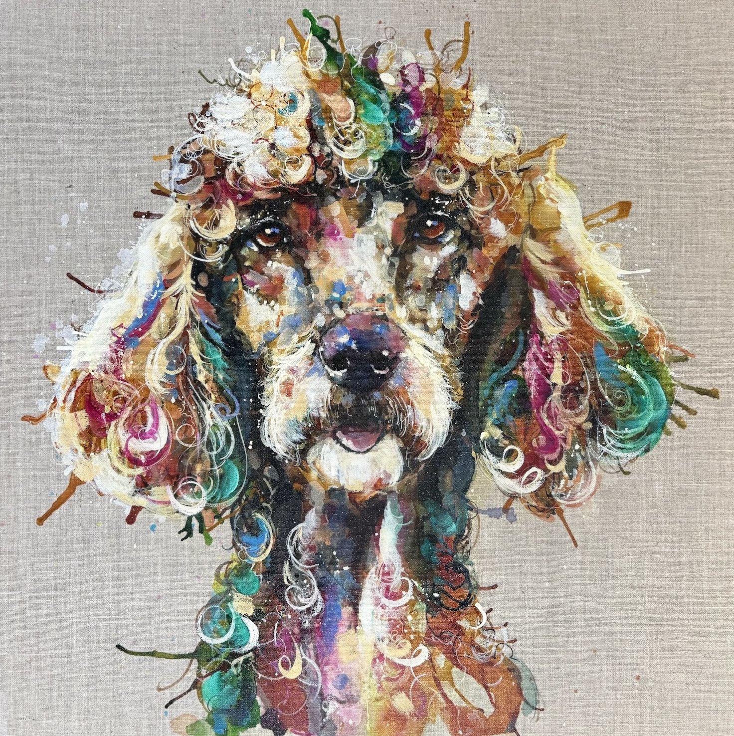 standard poodle by Louise Luton.jpeg
