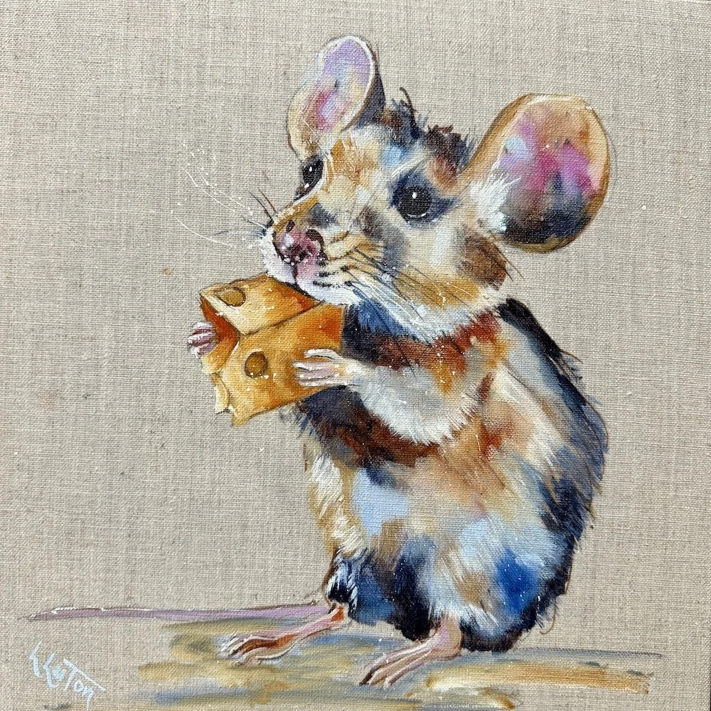 Little mouse with cheese by Louise Luton .jpeg