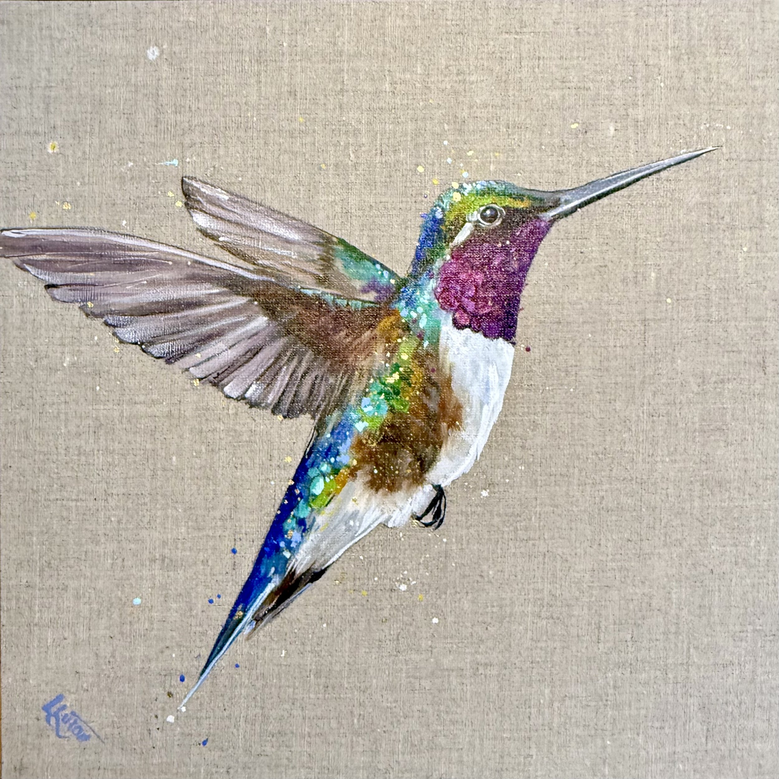 Humming bird painting by Louise Luton.jpeg