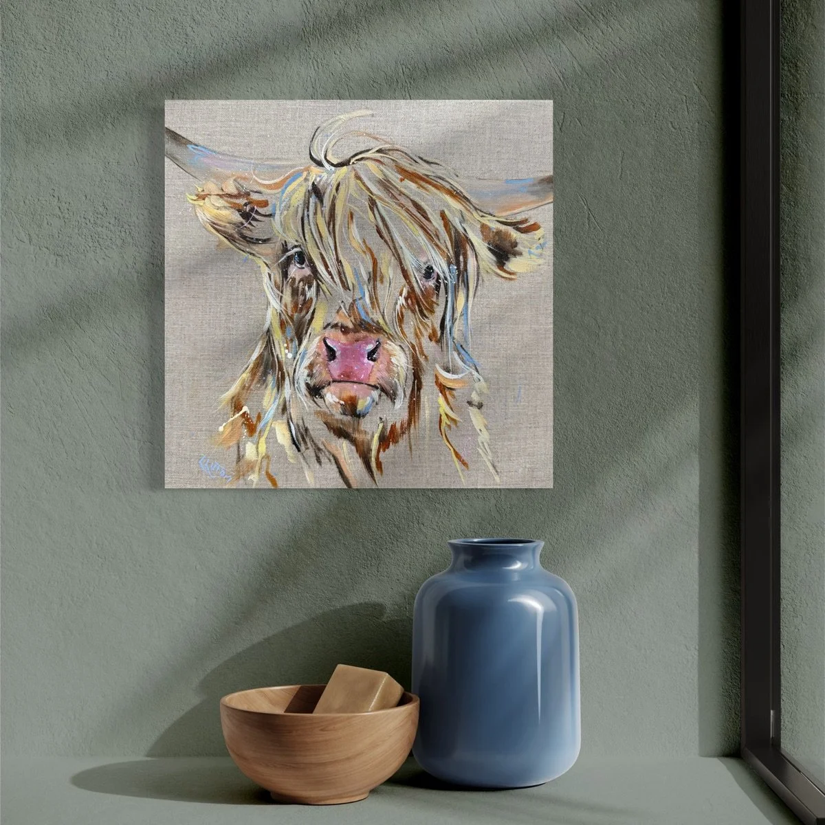 LIttle highland in room setting by Louise Luton.jpg