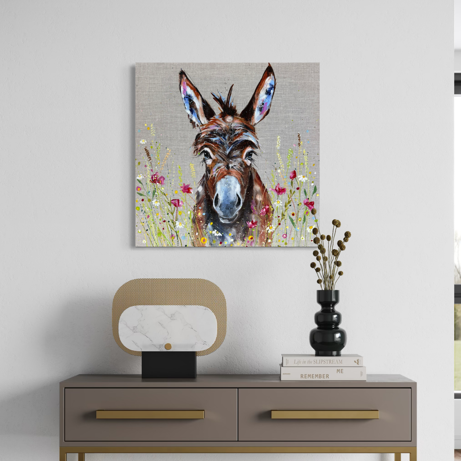 Poppy the donkey