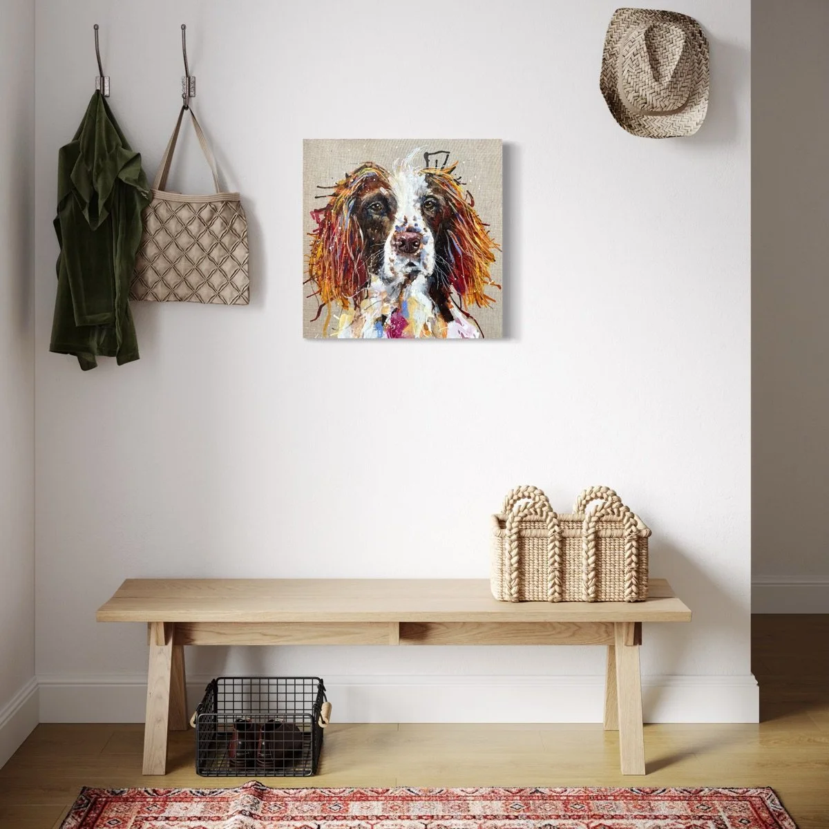 Buddy Spaniel by Louise Luton in bootroom setting.jpg