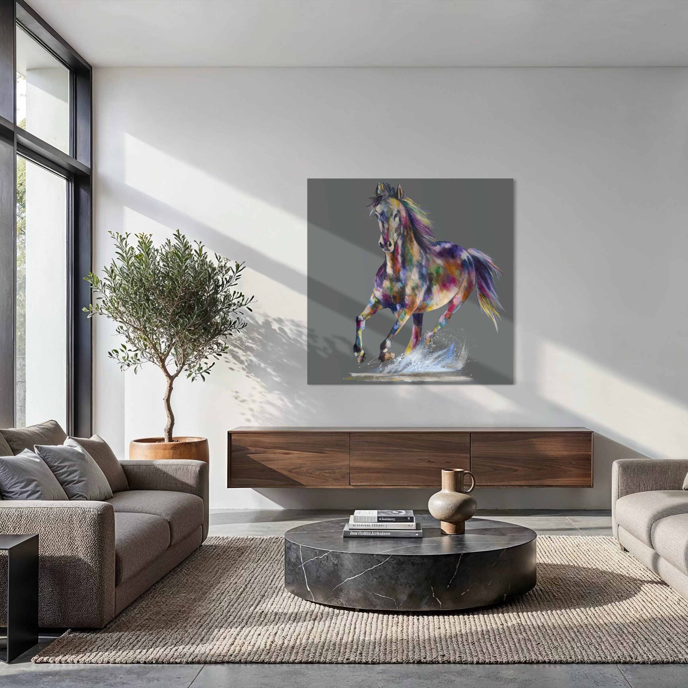 Artemis colouful horse by Louise luton canvas print.png