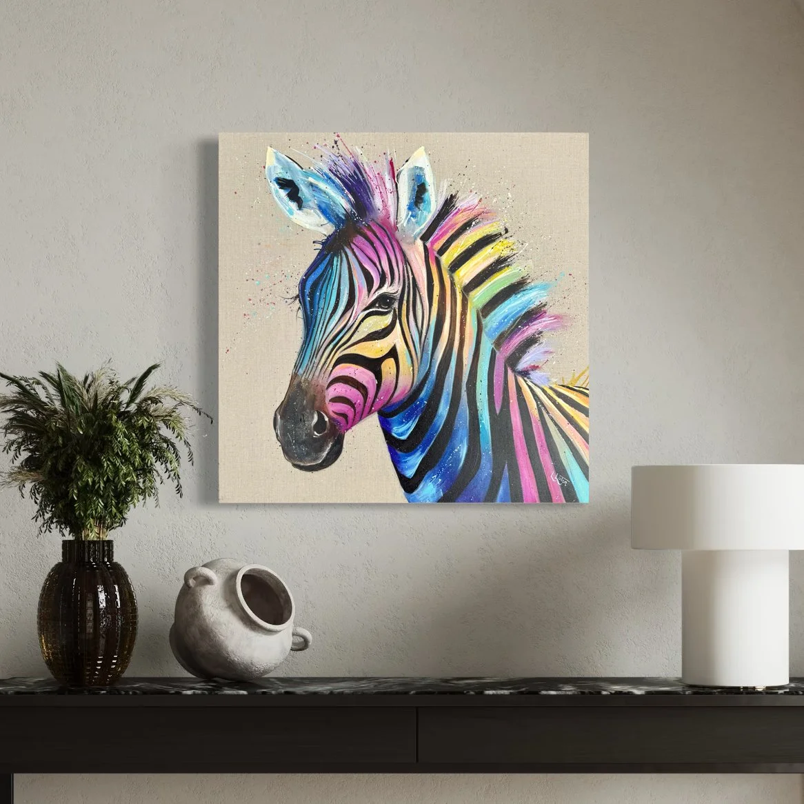 ziggy the zebra in a landing hall setting.jpeg
