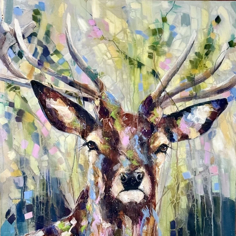 Sherwood the stag oil painting by Louise Luton.jpeg