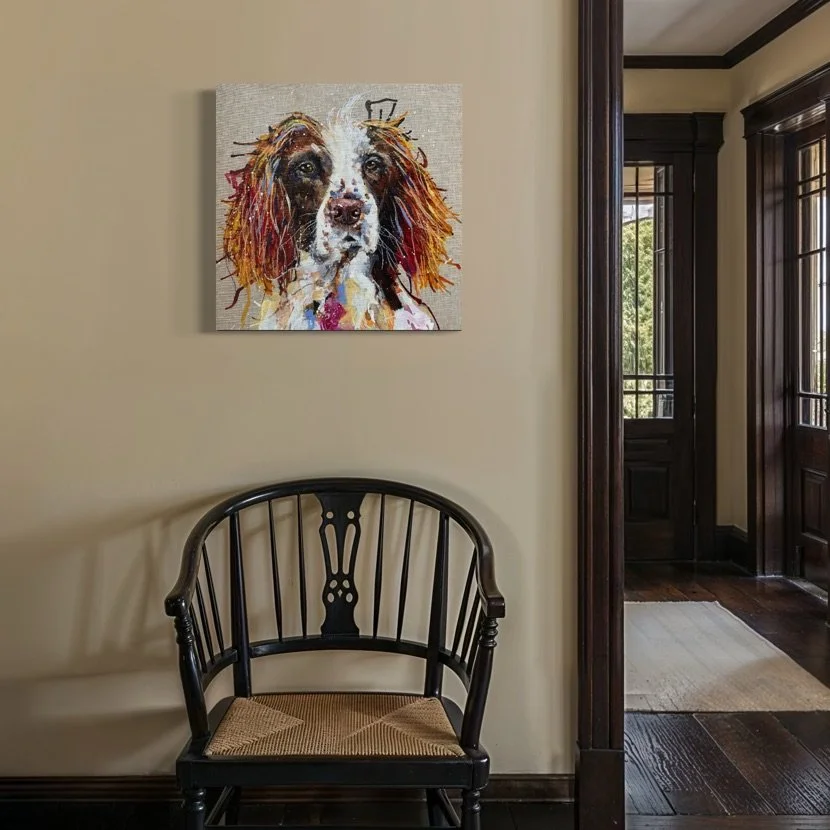 Buddy spaniel by Louise Luton in hallway setting. .jpg
