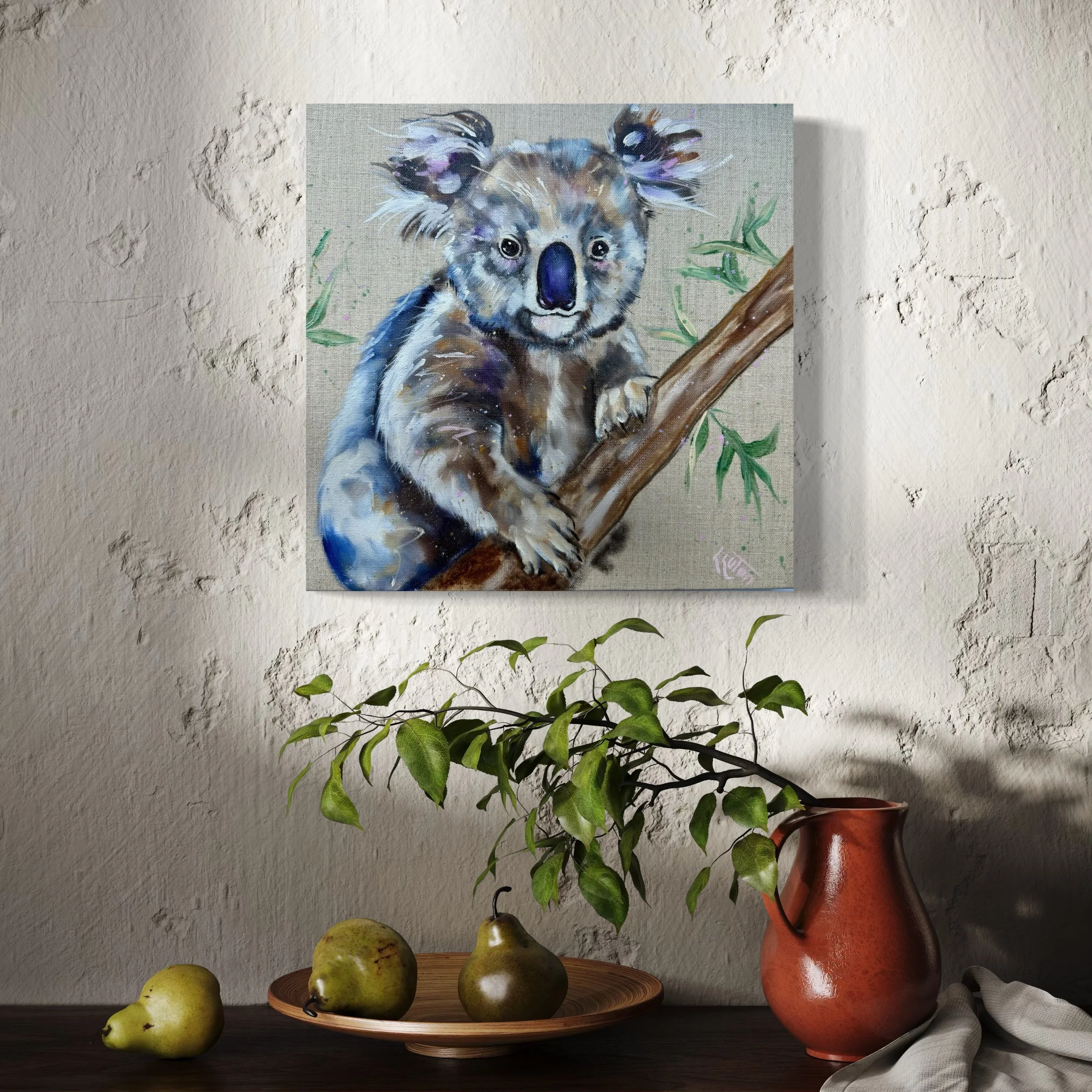 LIttle Koala by Louise Luton with pears and jug.jpeg