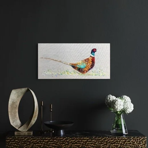 pheasant by Louise Luton in dark room setting.jpg
