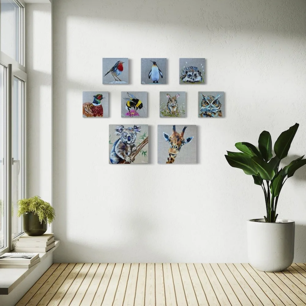 Mini and LIttle collection of painting by Louise Luton.jpeg (Copy)