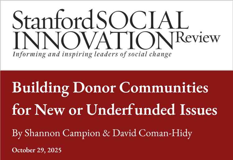 Senterra’s Shannon Campion and David Coman-Hidy on Building Donor Communities