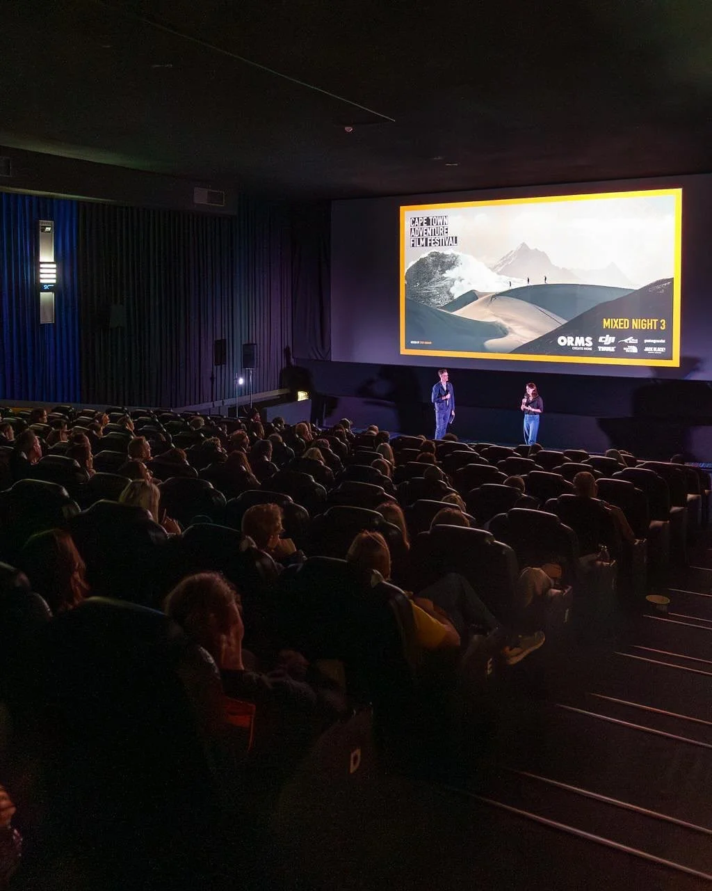 👌The perfect finale to this years Cape Town Adventure Film Festival - popcorn, ice cream, champagne and @jackblackbeer at the @thulestoresouthafrica, followed by MIXED NIGHT 3 at a packed @sterkinekor theatre !

We kicked off with 5 incredible South
