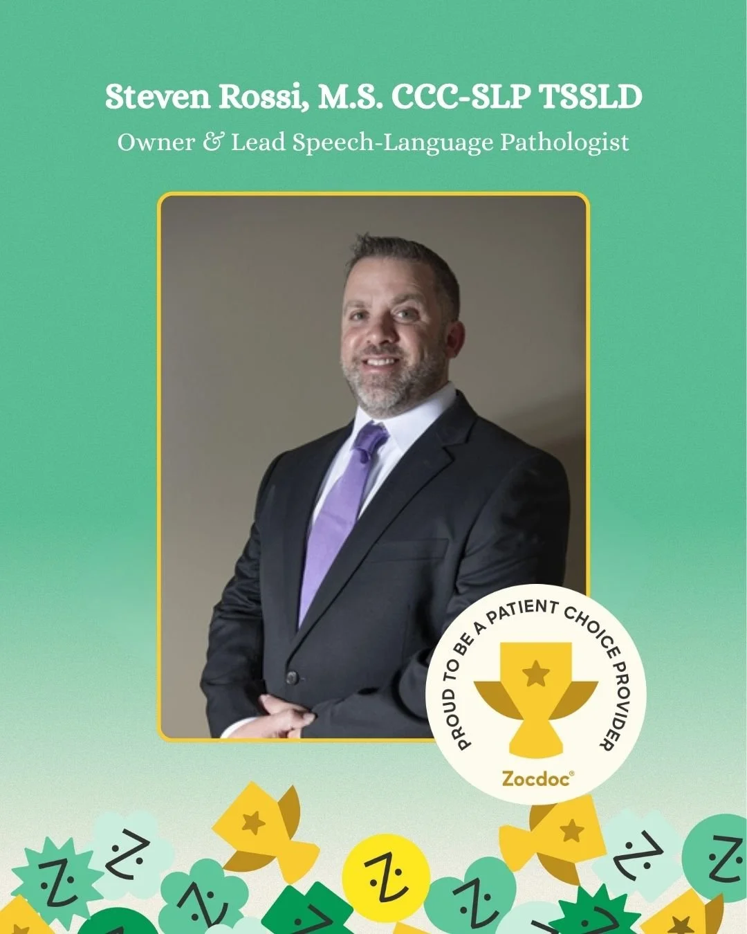 Speech Therapy For All P.C. Owner Steven Rossi Recognized with Zocdoc’s 2026 Patient Choice Badge
