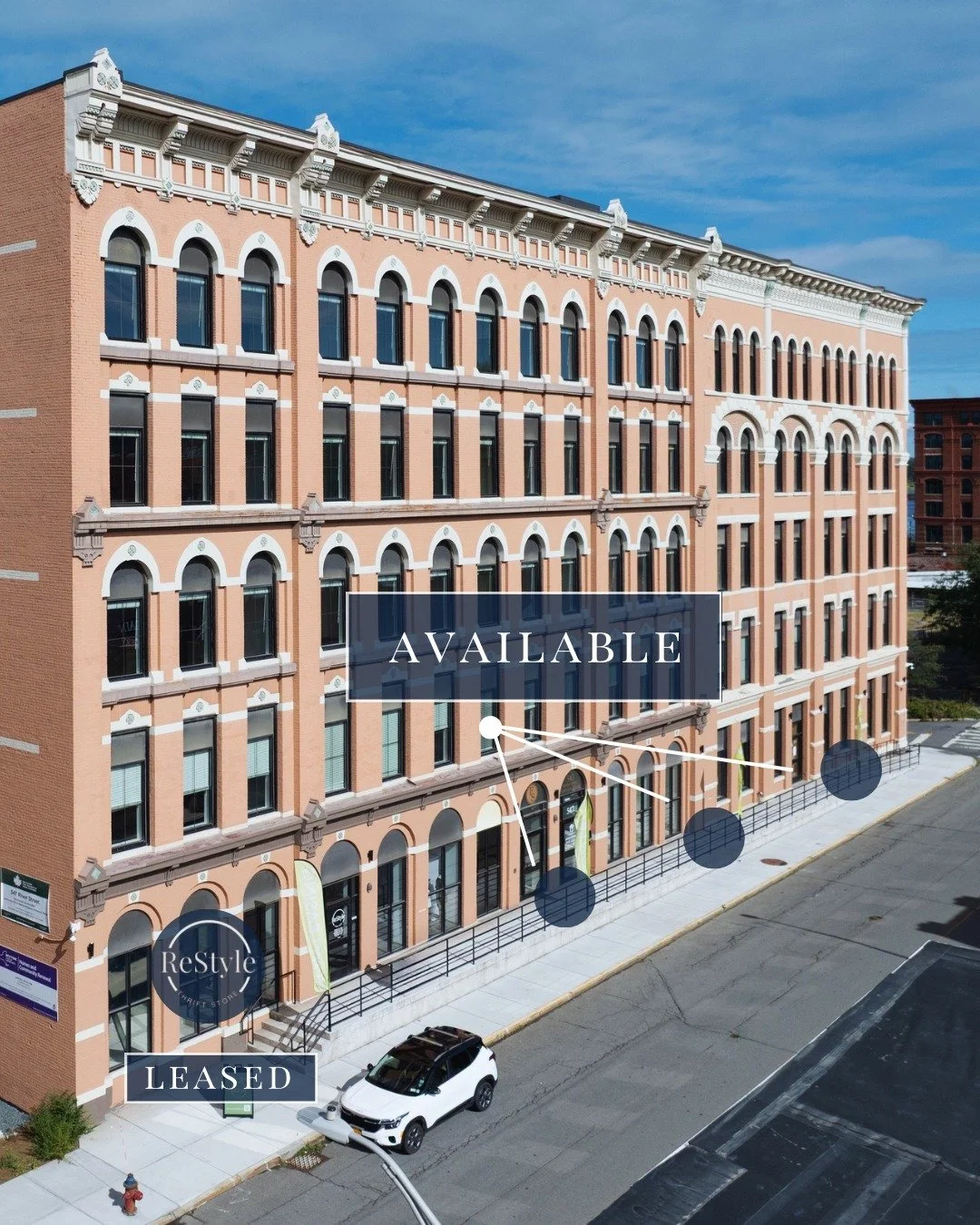 ✨ Street-view retail is available at 547 River Street ✨
Bring your business to the heart of Troy’s waterfront! This prime storefront offers:
Street walking visibility
765-2,900 sq/f available
72 units of multi-family apartments upstairs
Large
