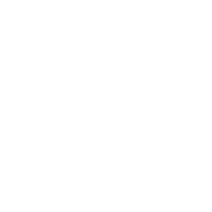 Hand-drawn white arrow with five hanging feather charms on a black background