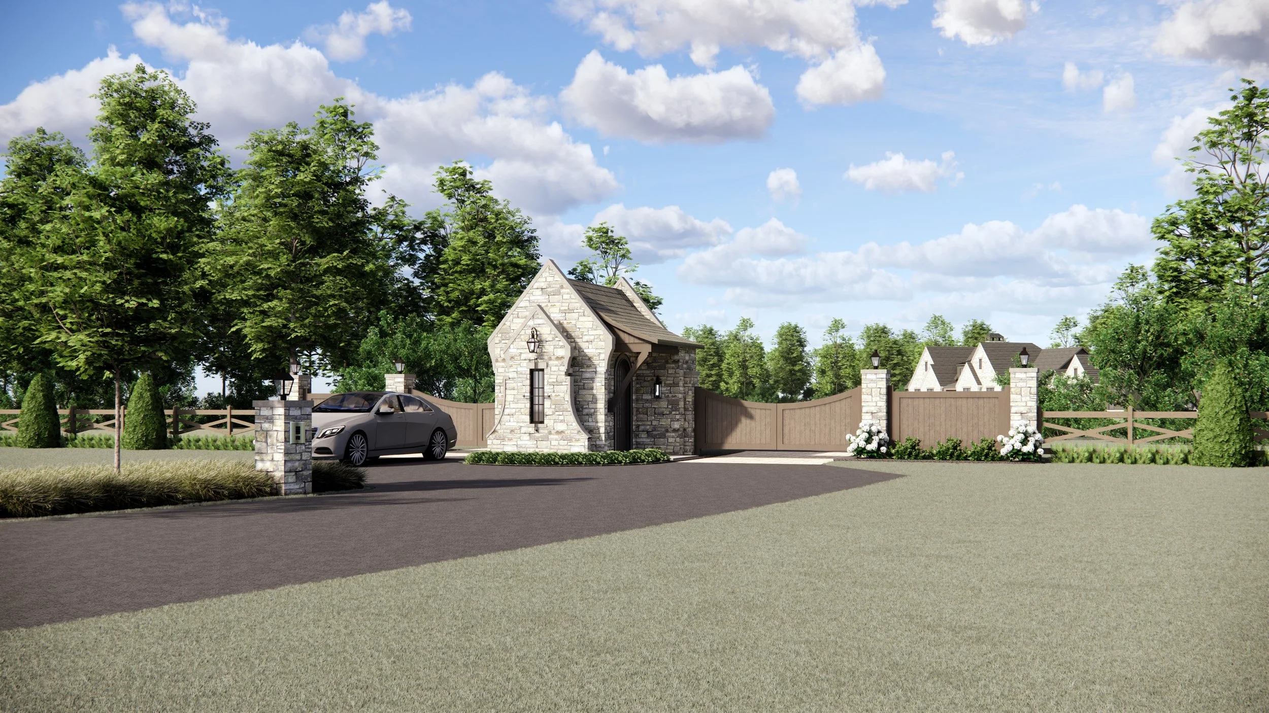 Gated luxury community in Jackson County