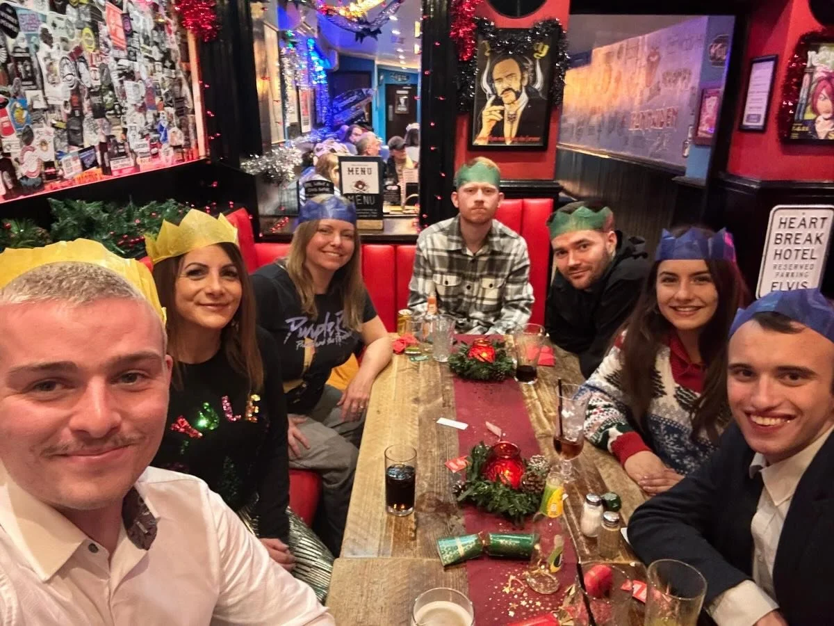 Noo Beginnings Christmas meal 🎄

These are all of the wonderful workers &amp; helpers of Noo Beginnings, who give up their time and energy each week to help make sure the sanctuary runs smoothly and all of the residents receive plenty of love 🥰
Tha