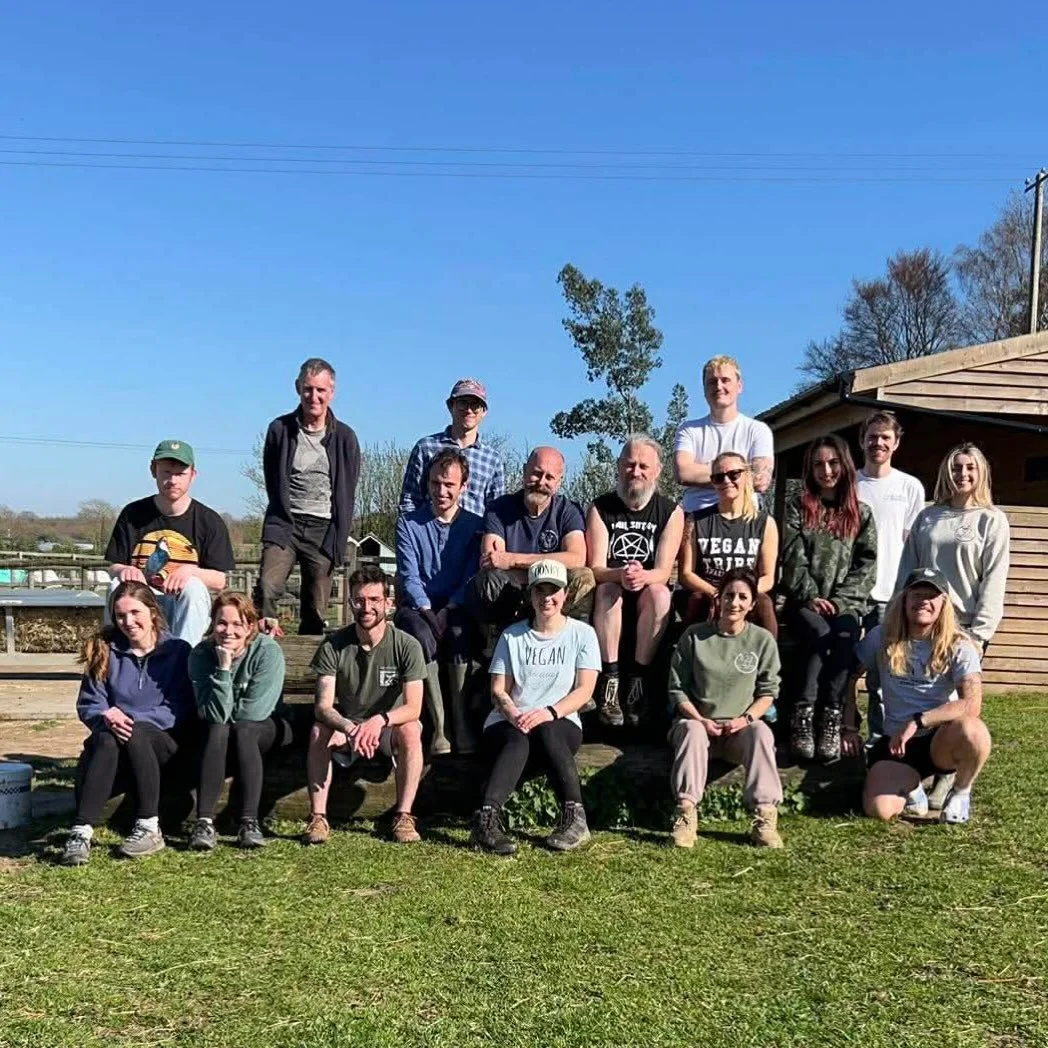 Beyond grateful to this incredible team of volunteers who joined us last Tuesday and helped us catch up on lots of jobs around the sanctuary! 💚

You&rsquo;re all superstars ⭐️