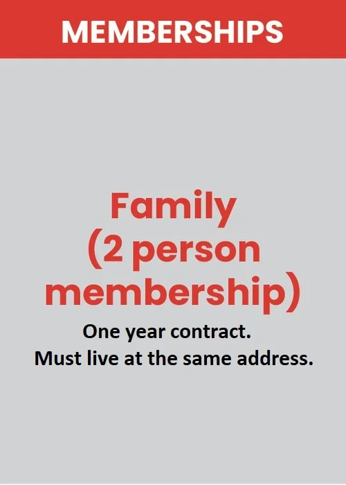 Family (2 Person Membership)