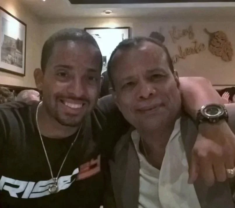 Carl and his father Harold Lamarre