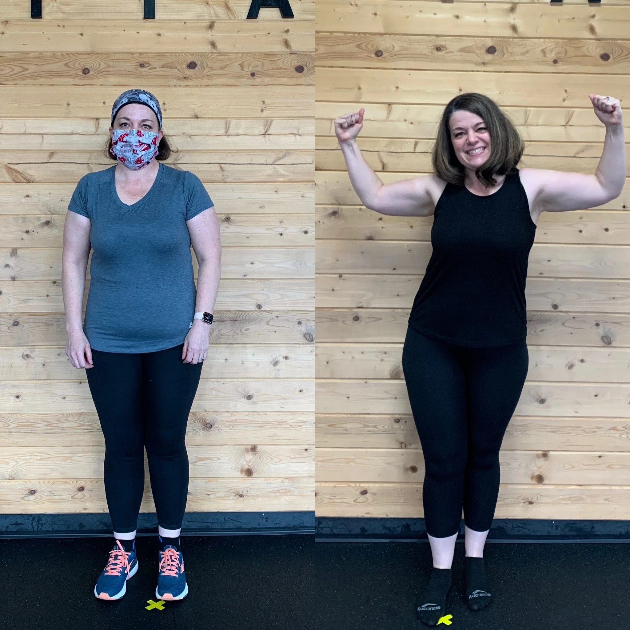 Transformation Before and After Titan Fitness Spokane WA