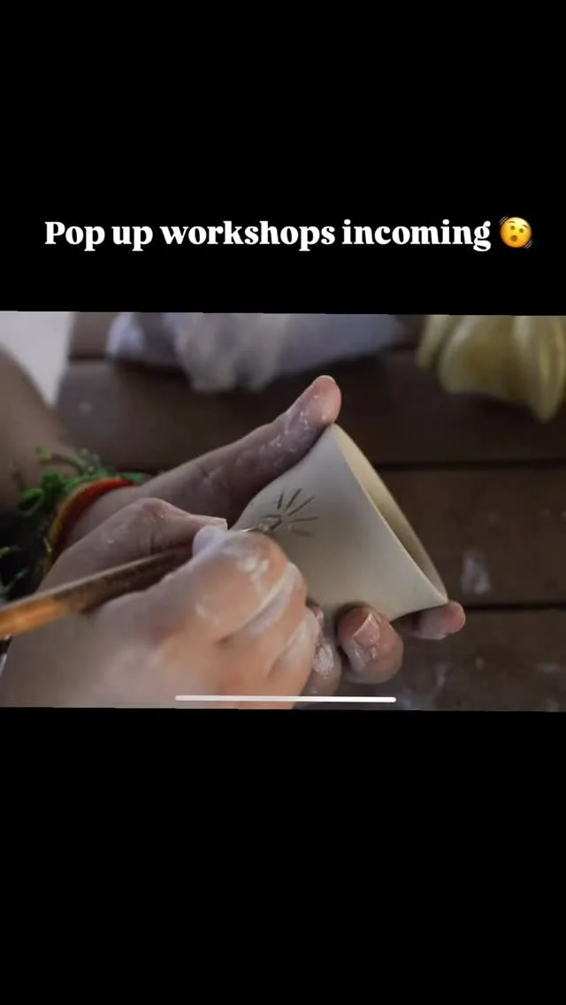 We had a blast testing out our first pop-up workshops with friends and family this past weekend! We’re working on bringing our pop-up Jack-o-lantern hand building workshop to a venue near you for the month of October. More info to come soon!