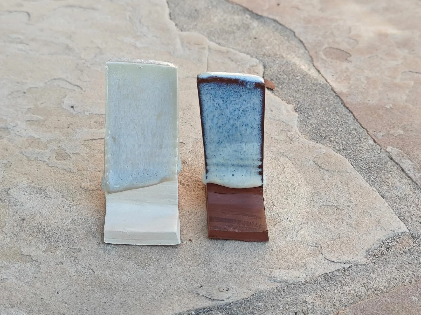 Test tiles time! We&rsquo;re trying out different combos for our houses glazes and clay bodies that will be provided in our studio. What a difference it makes for some of them! This is just the tip of the iceberg when it comes to test. We still have 