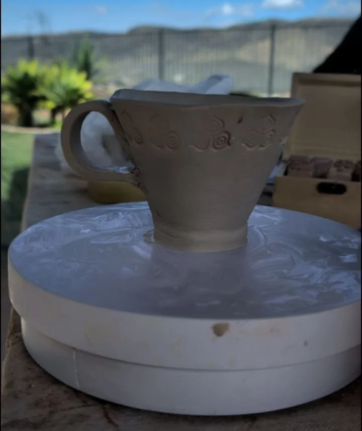 We love how creative our community is! Even when we give everyone the same instructions, each mug turns out different! 

Take a moment to look at these two pieces. How are they similar? How are they different? If you were to make a mug, what creative