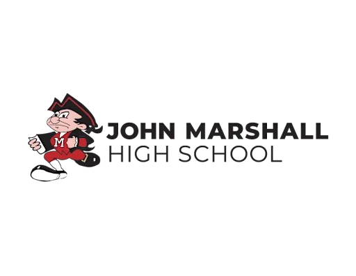 John Marshall School of Civic and Business Leadership logo.