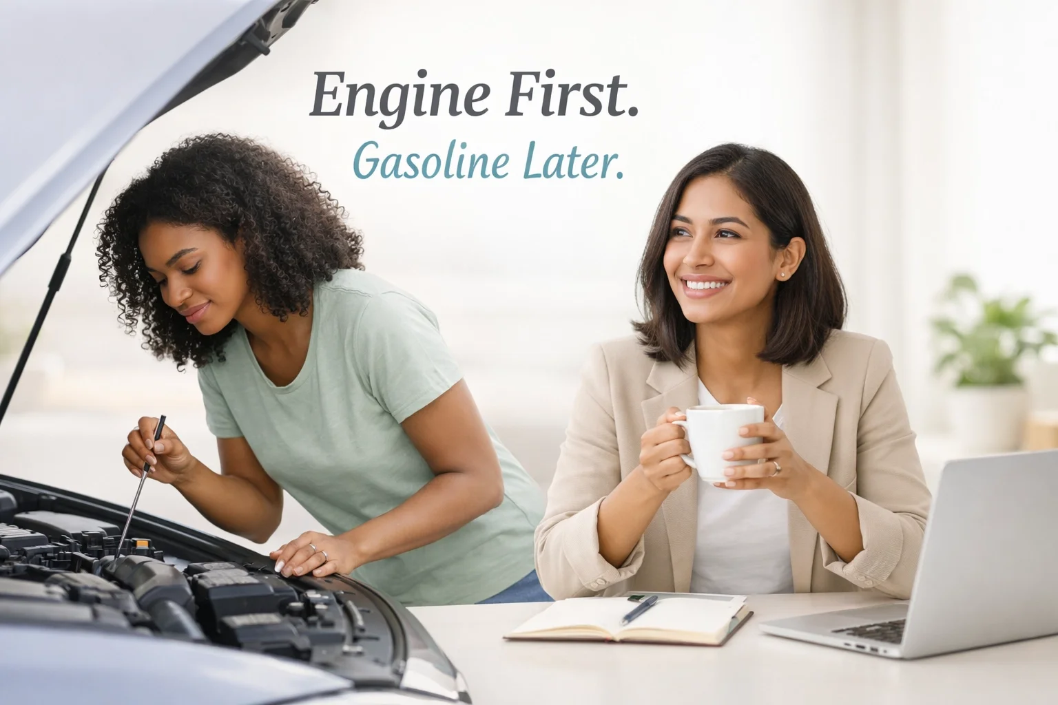Engine First. Gasoline Later.