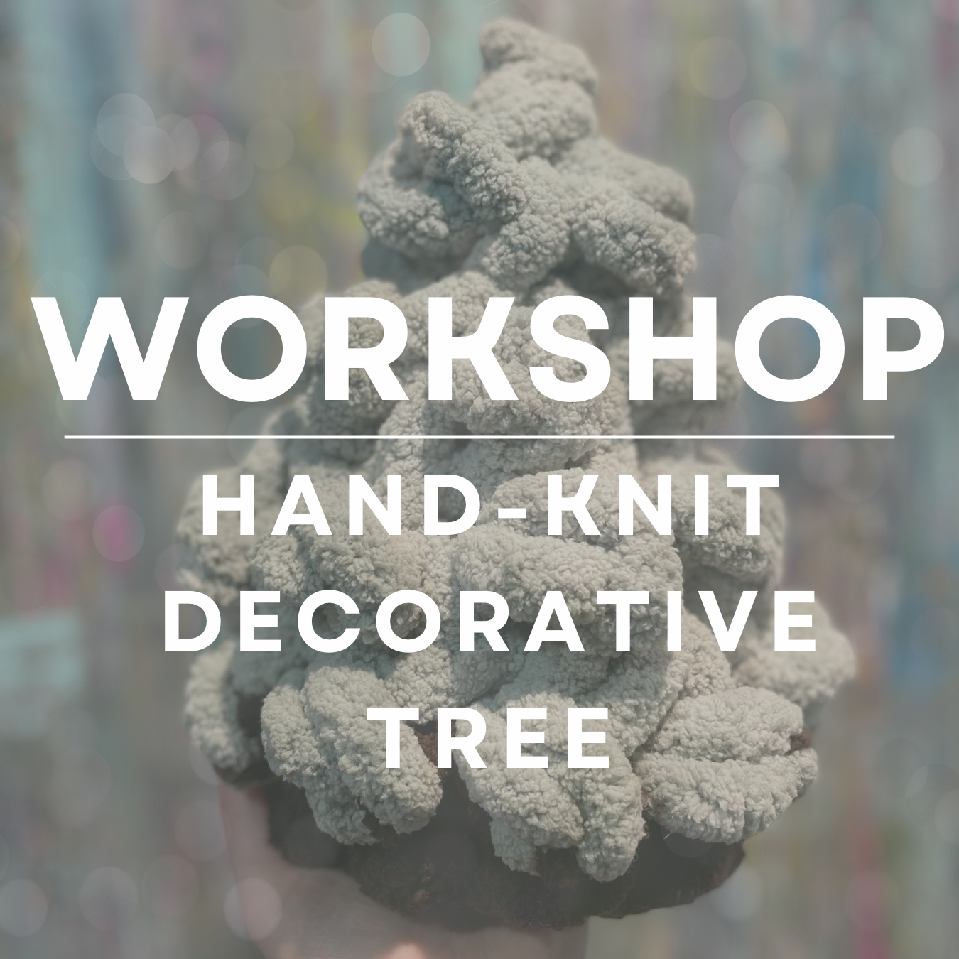 Hand-Knit Decorative Tree