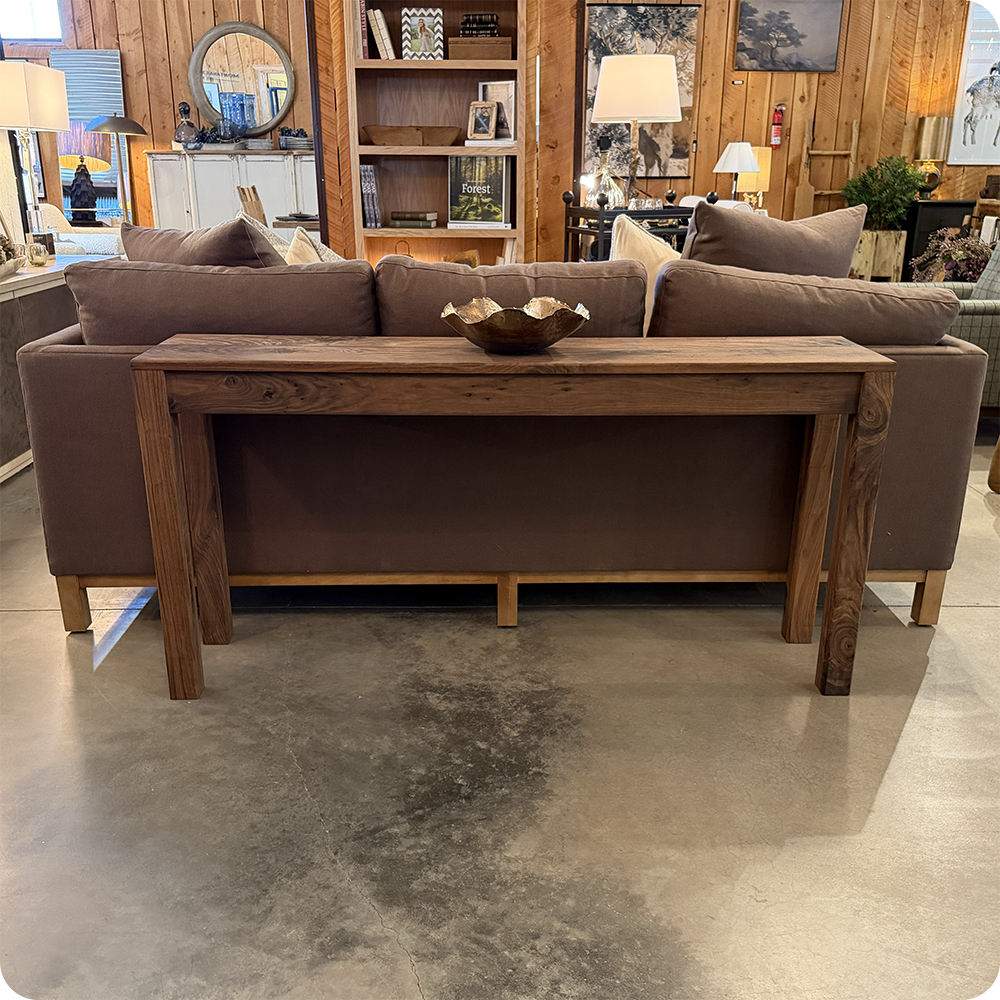 Walnut Console Table