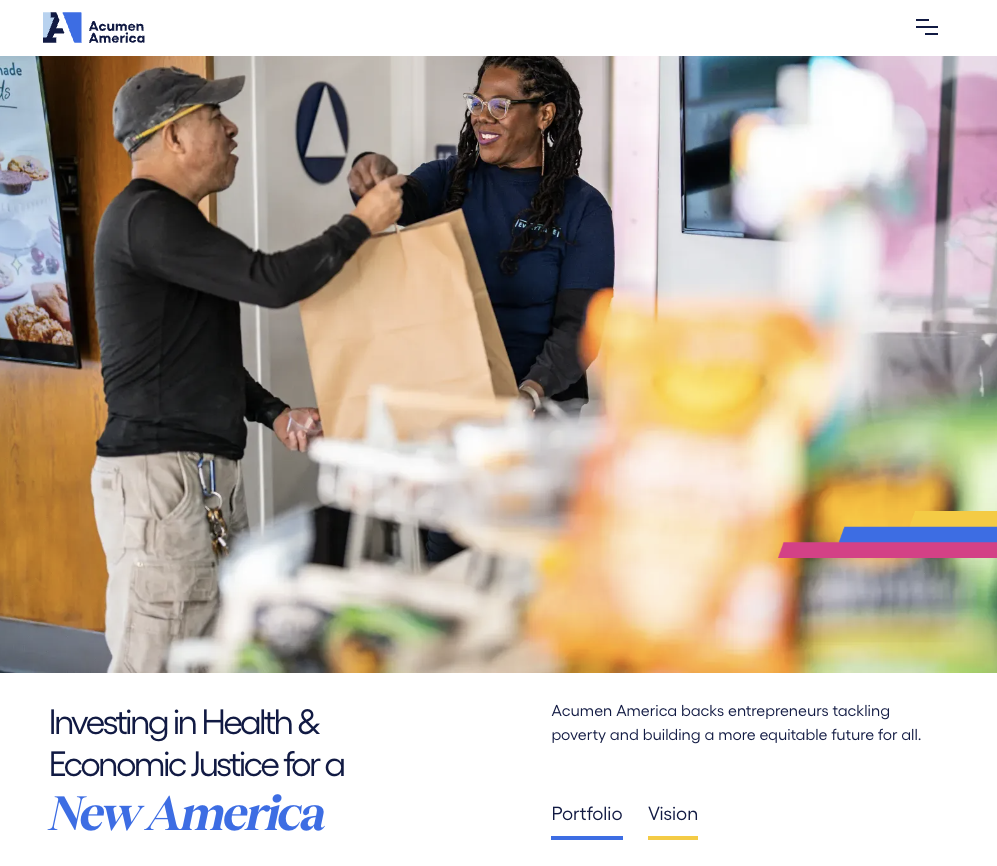 Acumen America website