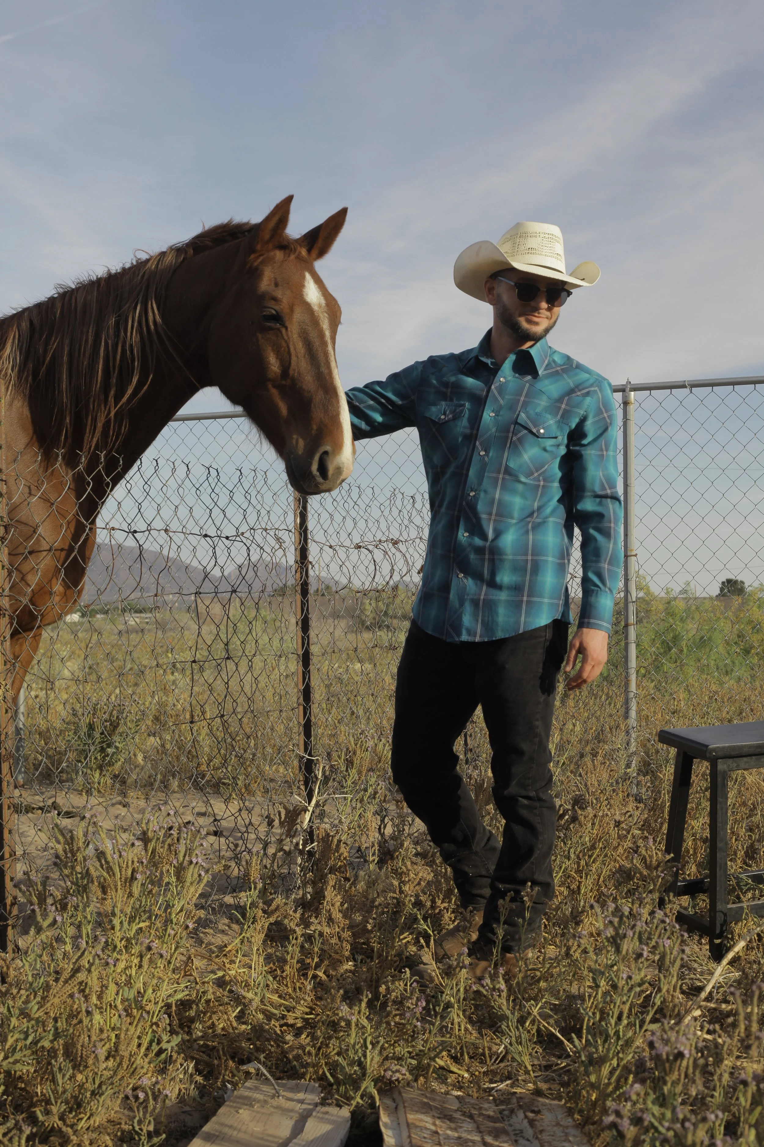 Kissed by a Horse Wrangler Pearl Snap