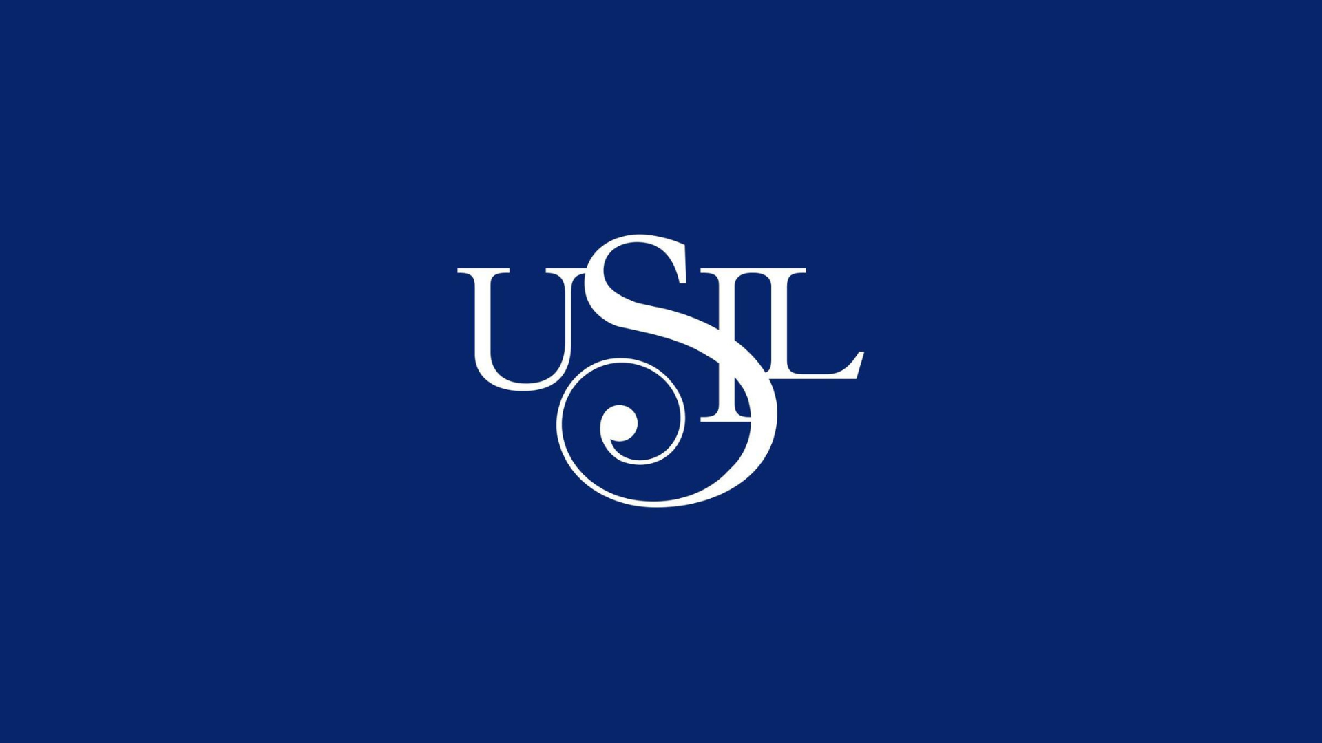 University of St. Thomas logo in white letters on a blue background.