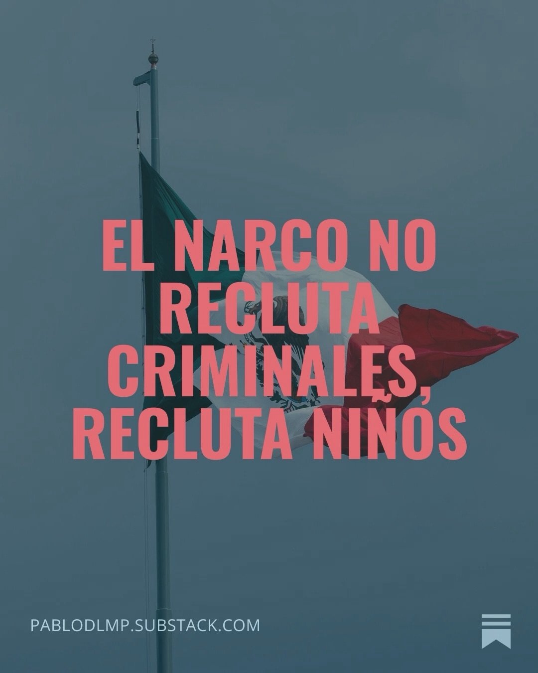 El narco no recluta criminales, recluta ni&ntilde;os 

Para entender al narco en M&eacute;xico, tambi&eacute;n tenemos que entender la adolescencia. Y eso implica hablar de vac&iacute;o, identidad y pertenencia 🇲🇽

Puedes leer el art&iacute;culo co