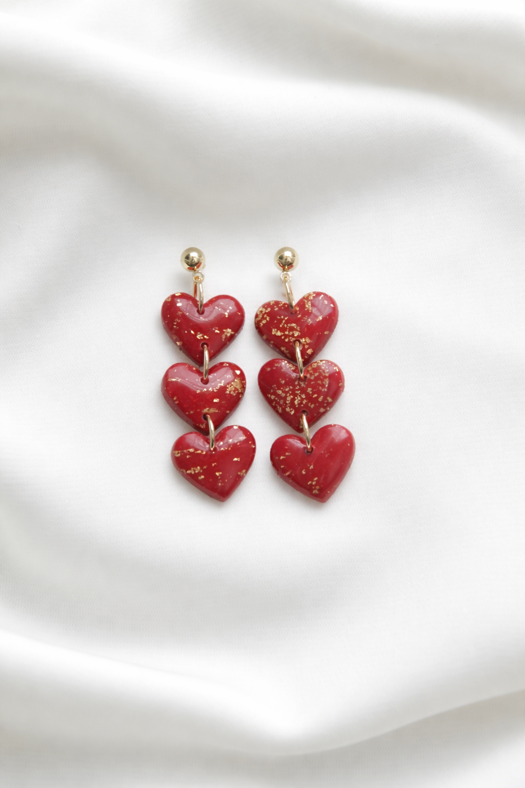 Red/Gold Heart Dangle