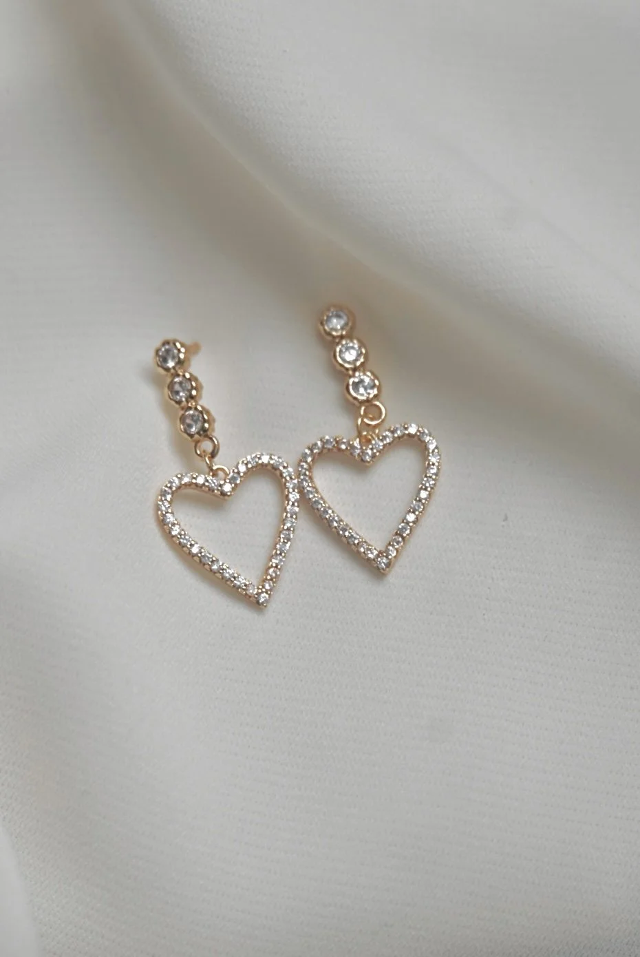 Gold Plated Cubic Zirconia Dangles