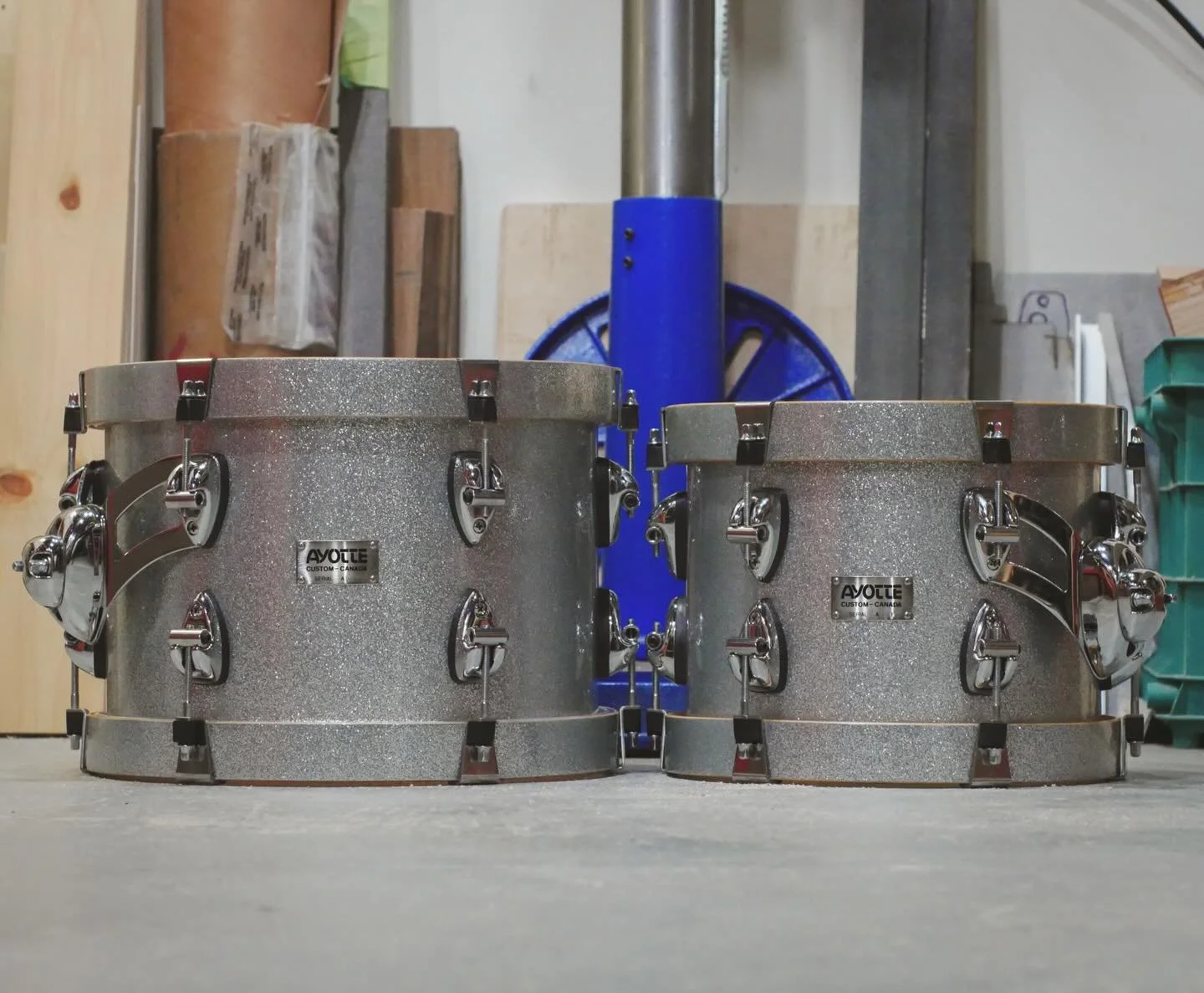 A couple Ayotte toms came in for a haircut for Warren! 

Whenever I do these kind of modifications my goal is to make it look as factory as possible. 

I had to plug a few holes on the 10&rdquo; in order to get it to the desired depth. Which is very 