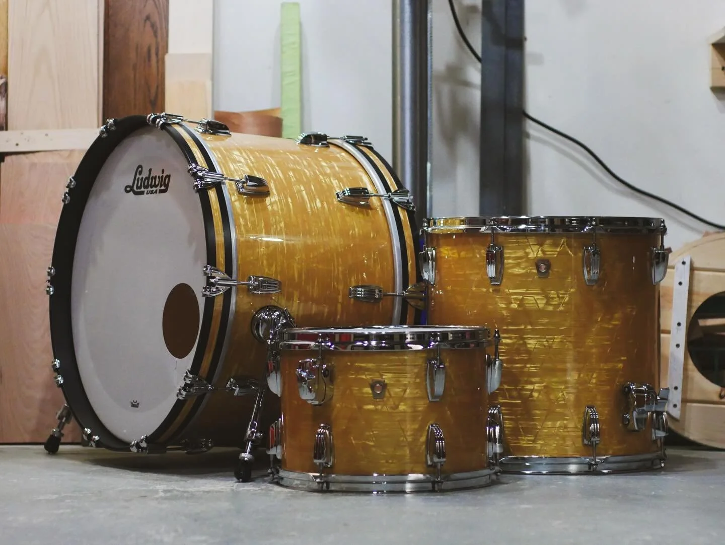 Ludwig Classic Maples came in for new edges for @_kmd3 

These new Ludwig&rsquo;s are built WAY better than the drums that inspired them. Like anything these factory edges will only cause you frustrations and the potential thought of &ldquo;maybe I s