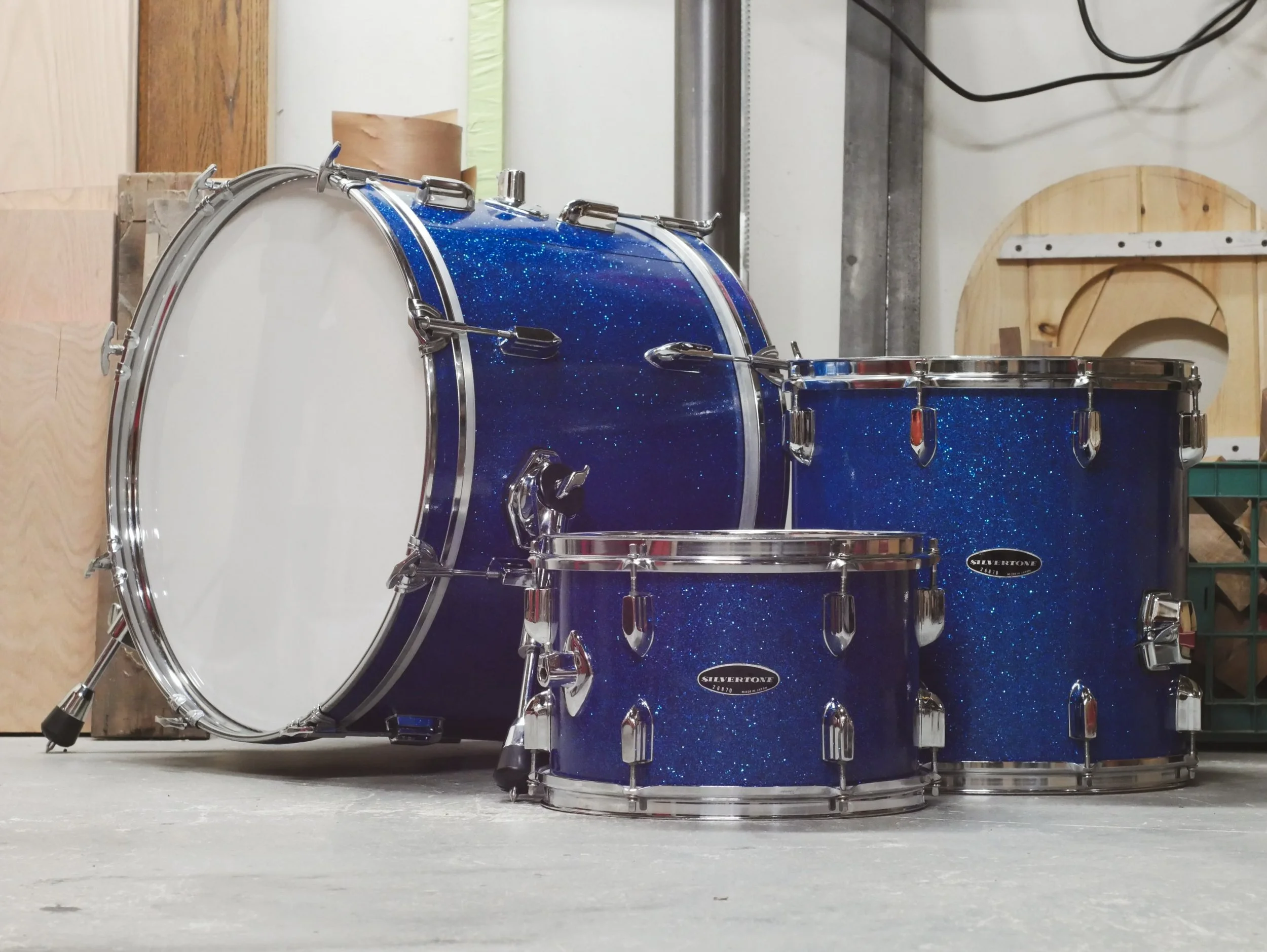 Silvertones came by for bearing edges and a clean up for @guyanthonydrums 

Classic MIJ drums with some old dried out edges that were never really good to begin with. These shells are always a good example of showing the difference between good and b