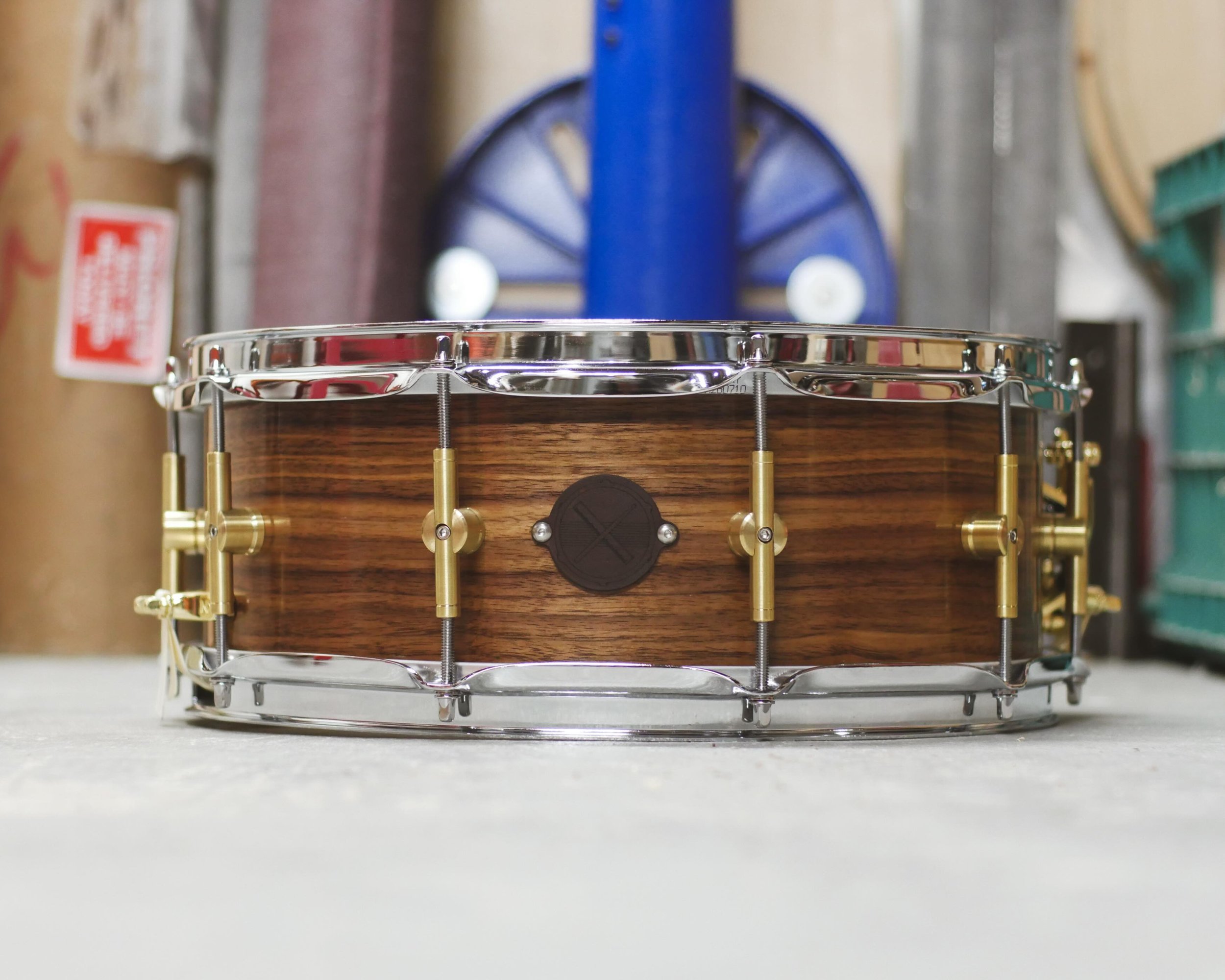 How to build a snare drum. 

A first for me, teaching someone else how to build a drum from scratch. Not to mention teaching someone how to use tools &amp; do finishing work. Skills that take decades to understand. 

@estebanseunarine and I have alre