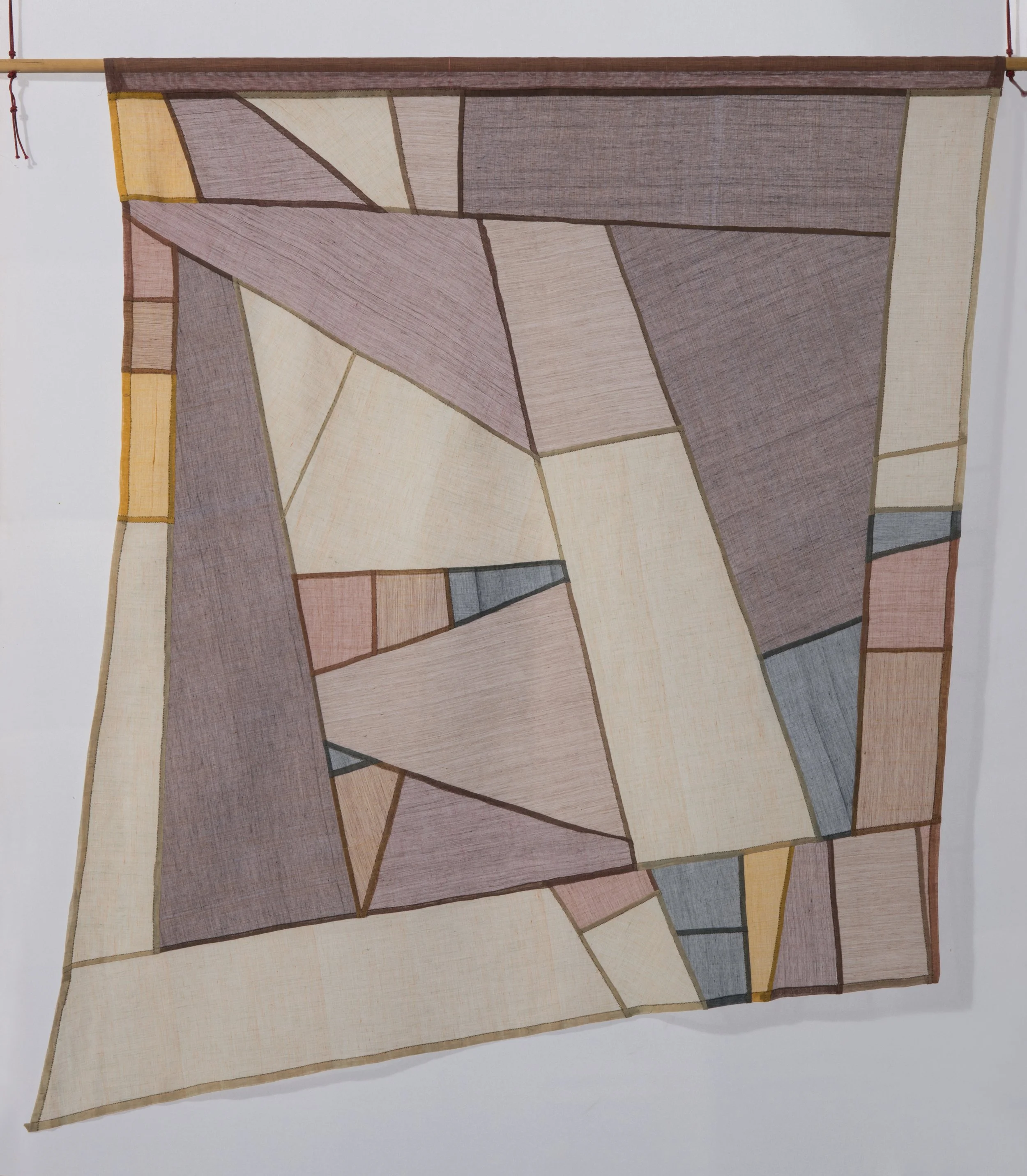 Out of the Box I, 2016 | Cotton Voile | H 35 × W 32 inches
