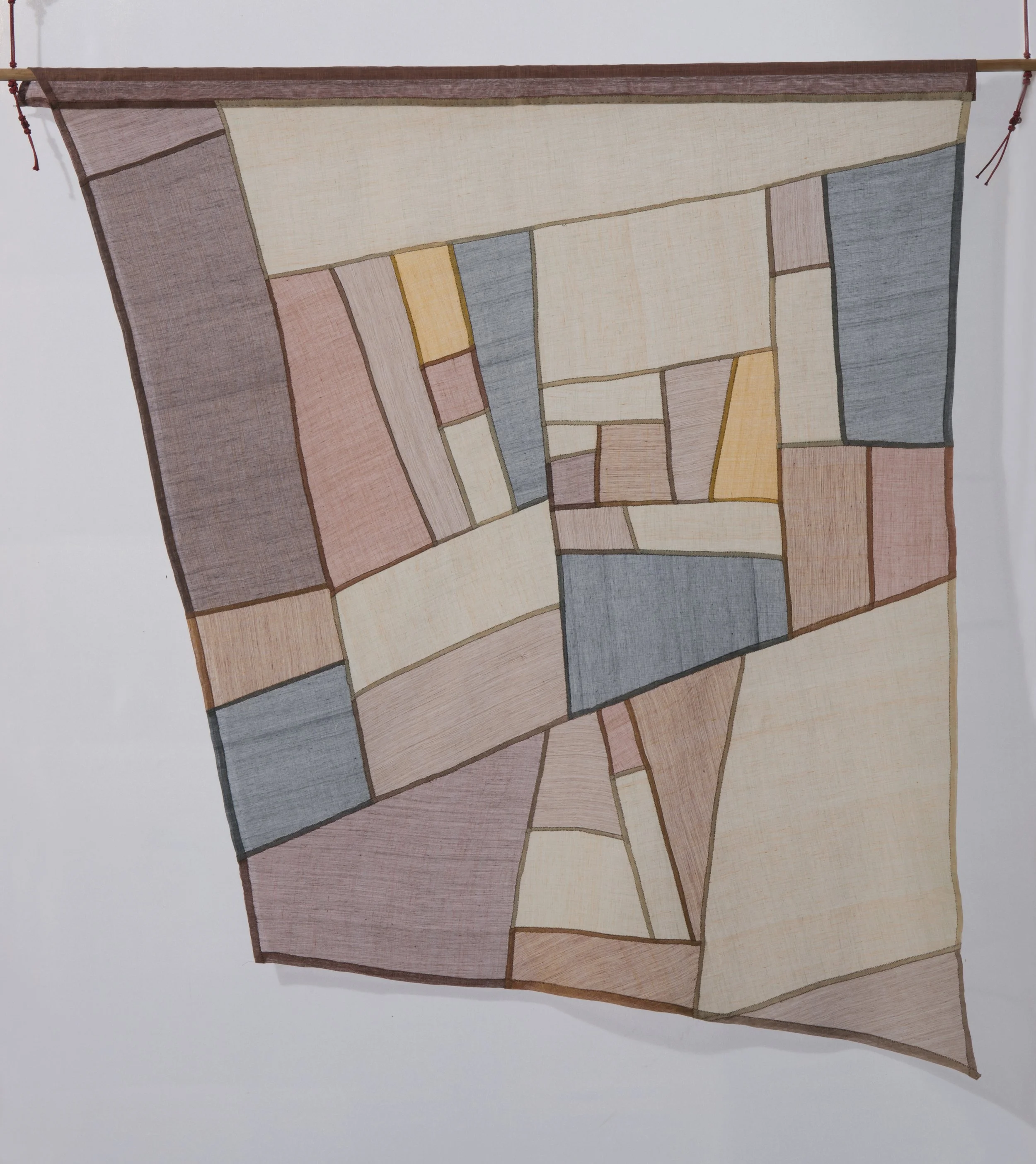 Out of the Box II, 2016 | Cotton Voile | H 37 × W 32 inches