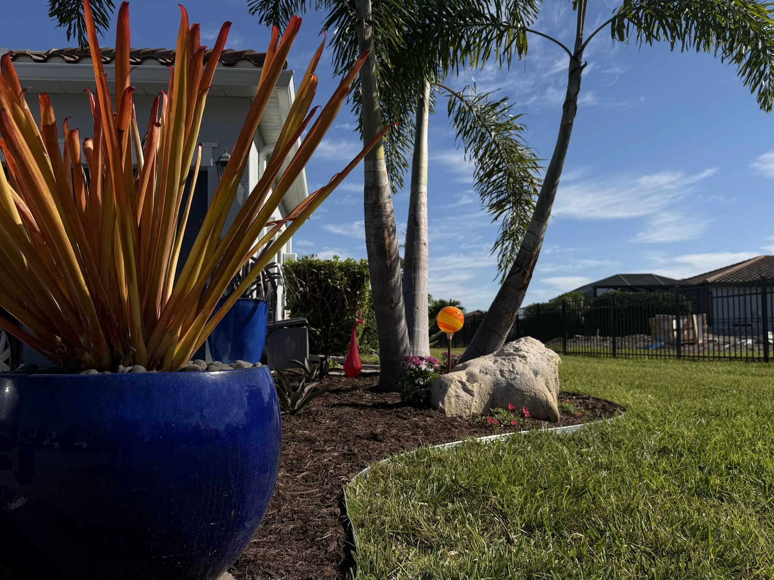 Sometimes the best laid plans change when clients buy pots. And Im glad it did!  simply beautiful!