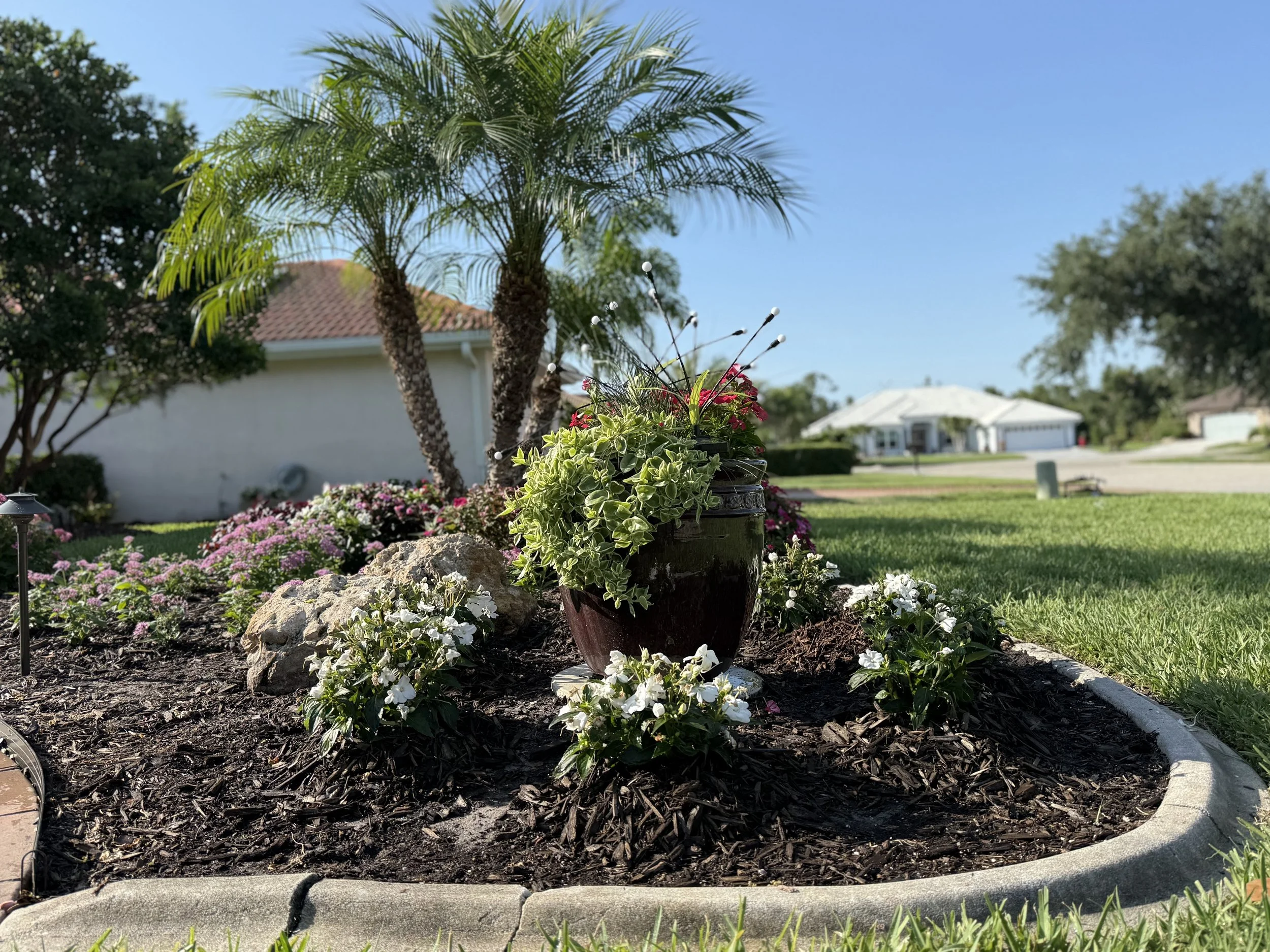 favorite spot for my client. she adores this focal point in her garden.