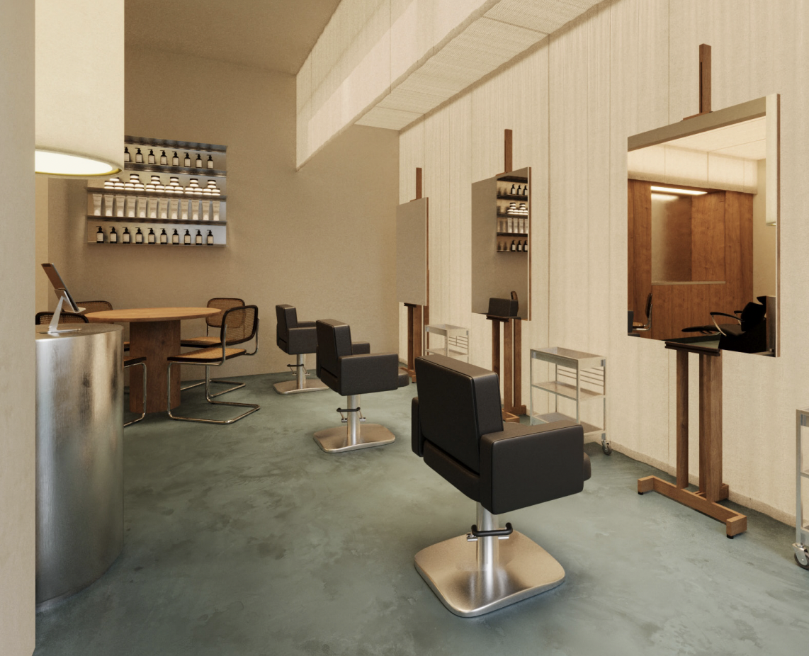 A contemporary, serene unisex hair spa nestled in the heart of Roma Norte–Condesa, Mexico City. Un hair spa unisex contemporáneo y sereno, situado en el corazón de Roma Norte–Condesa, en la Ciudad de México.