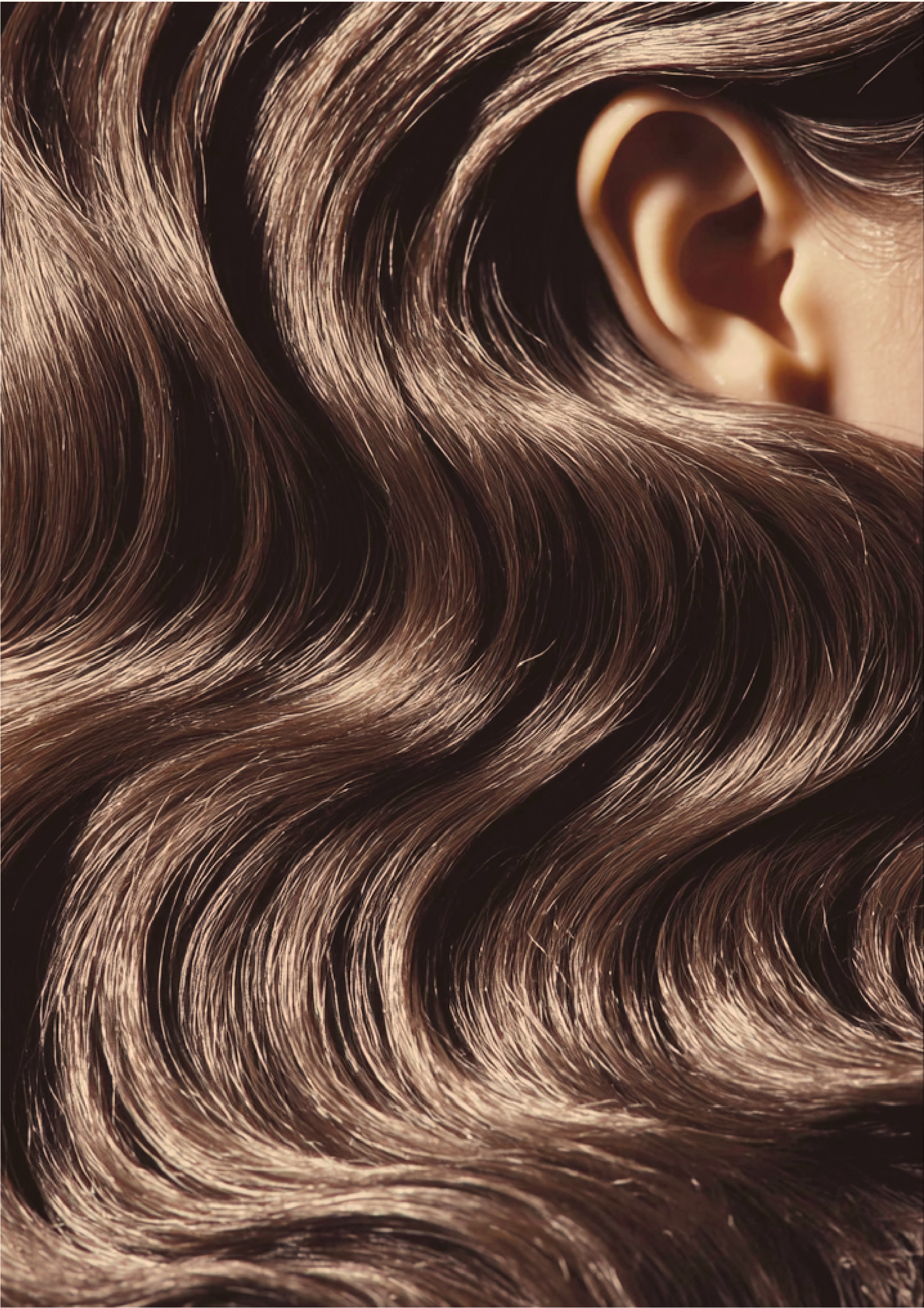 Long, luminous brown waves, freshly treated with our molecular cleansing ritual at AAN Hair Spa. Ondas castañas largas y luminosas, recién tratadas con nuestro ritual de limpieza molecular en AAN Hair Spa.