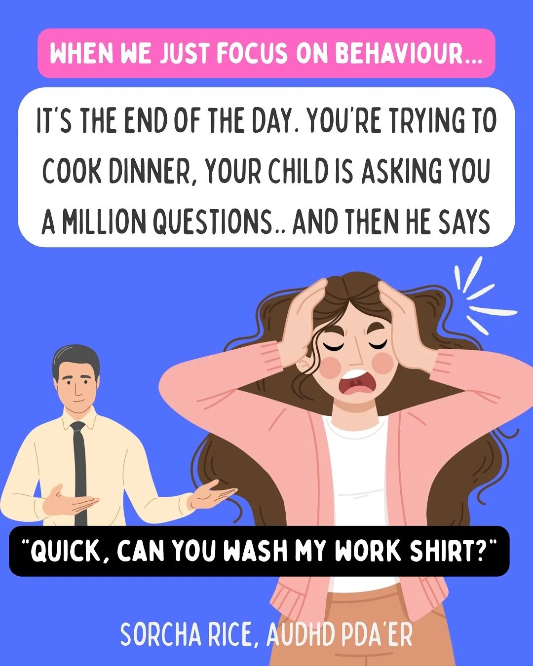 ✨Behaviour is communication &mdash; not defiance, not laziness, not refusal. ✨

When we only focus on what someone did, we miss why they did it.
It&rsquo;s never just about &ldquo;washing the shirt&rdquo; or &ldquo;getting back to school.&rdquo;
It&r